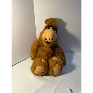 Vintage ALF Plush Toy Doll 1980s‎ Sitcom Character Brown Fur Collectible